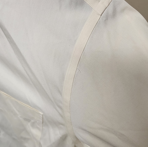 Brooks Brothers Men's Size 16-33 Cream Long Sleeve Button Down Non-Iron Shirt - Picture 9 of 9